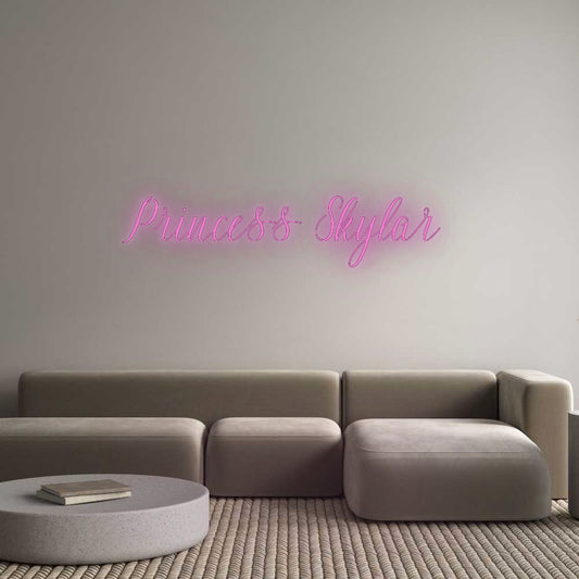 Custom Neon: Princess Skyl...
