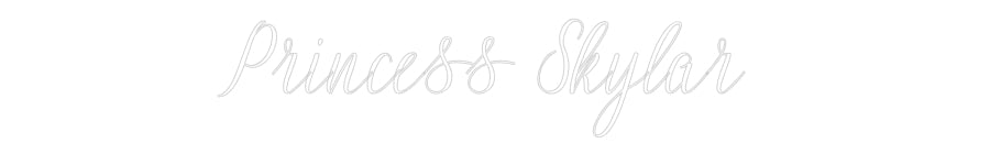 Custom Neon: Princess Skyl...