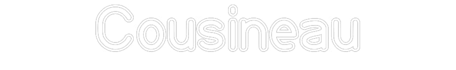 Custom Neon: Cousineau