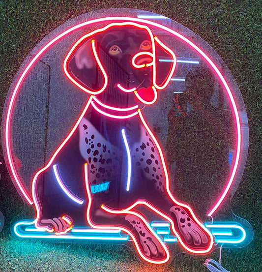 German Shorthaired Pointer Neon Sign