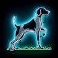 hunting german shorthaired pointer neon sign