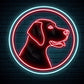 german shorthaired pointer neon sign
