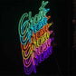 2ft x 4ft Ghost Logo Neon Sign