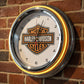 Harley Neon Clock