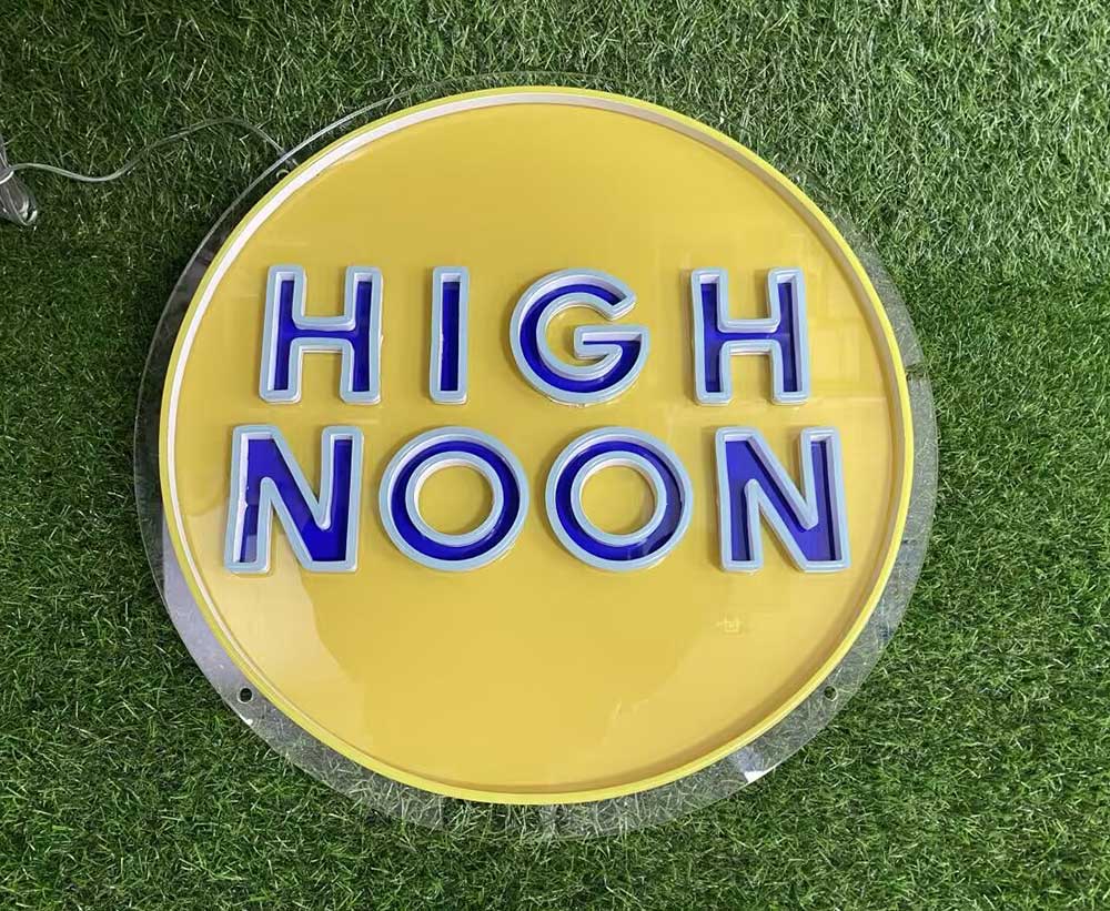 High Noon Sign High Noon Neon Sign – NeonSignly.com