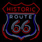 Historic Route 66 Neon Sign