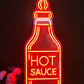 Hot Sauce Neon Sign