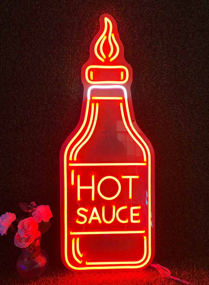 Hot Sauce Neon Sign