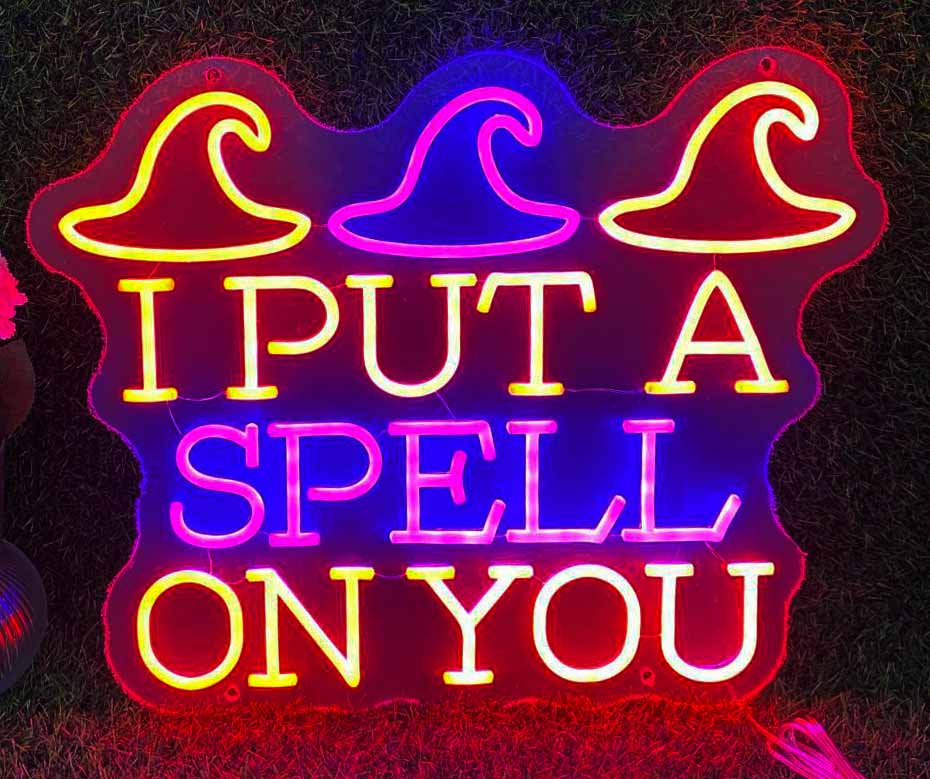 "I Put A Spell On You" Neon Sign