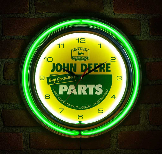 John Deere Neon Clock