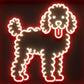 labradoodle neon sign