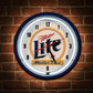 Miller Lite Neon Clock