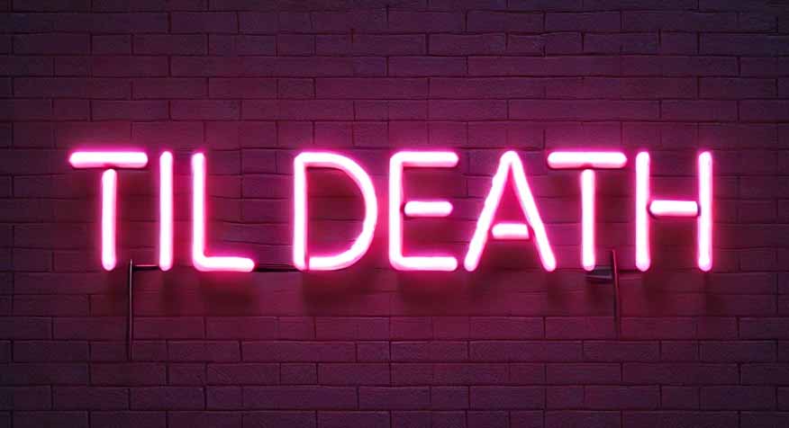 Neon Sign Til Death