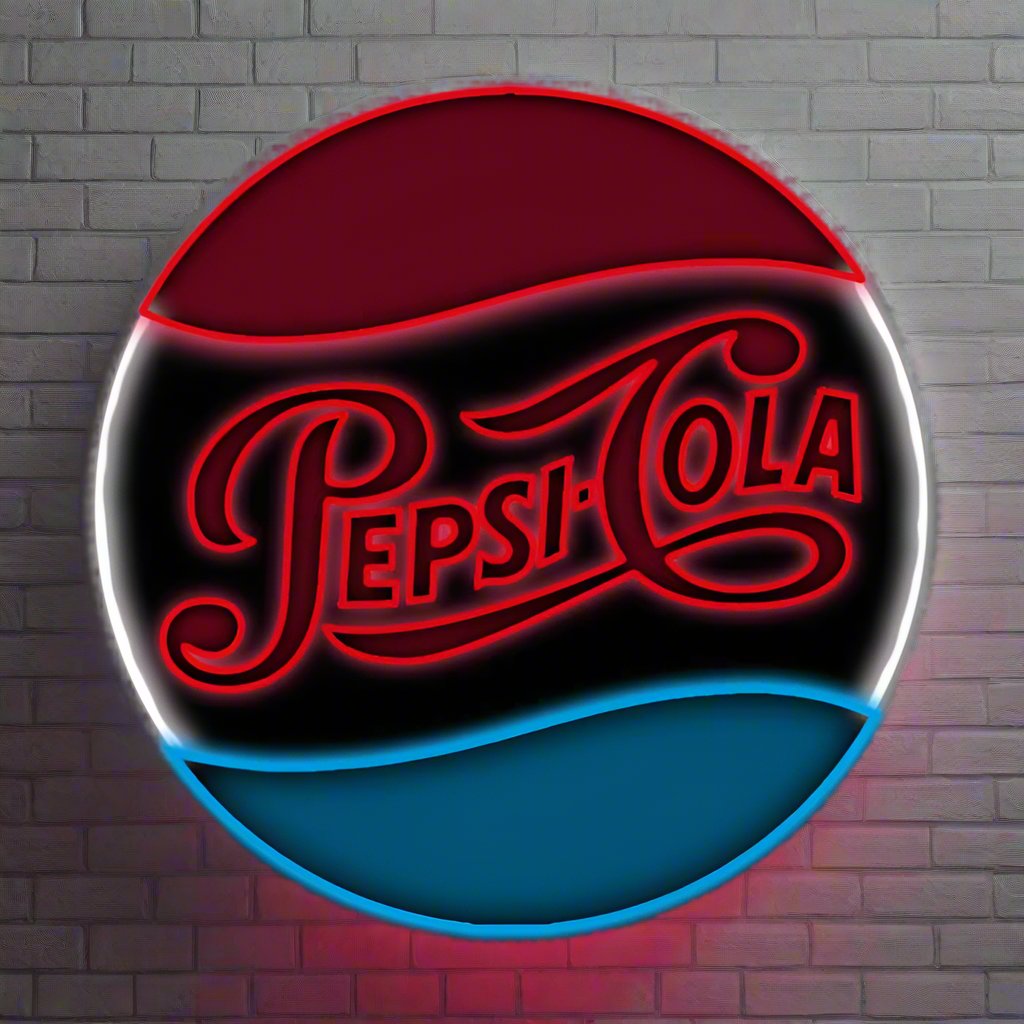 Vintage Pepsi Cola Neon Sign