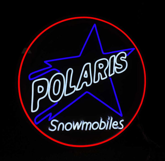 POLARIS Snowmobiles Neon Sign