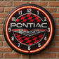 Pontiac Neon Clock