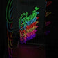 Ghost Logo Neon Sign