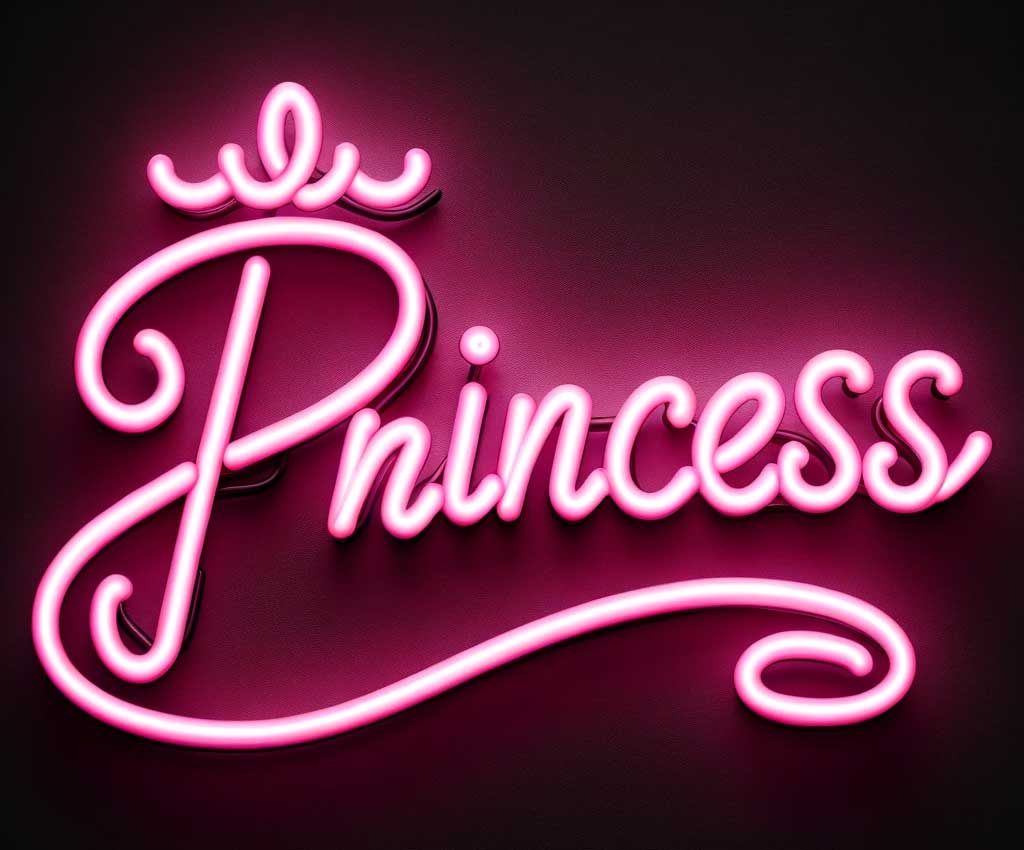 Princess Neon Sign – NeonSignly.com