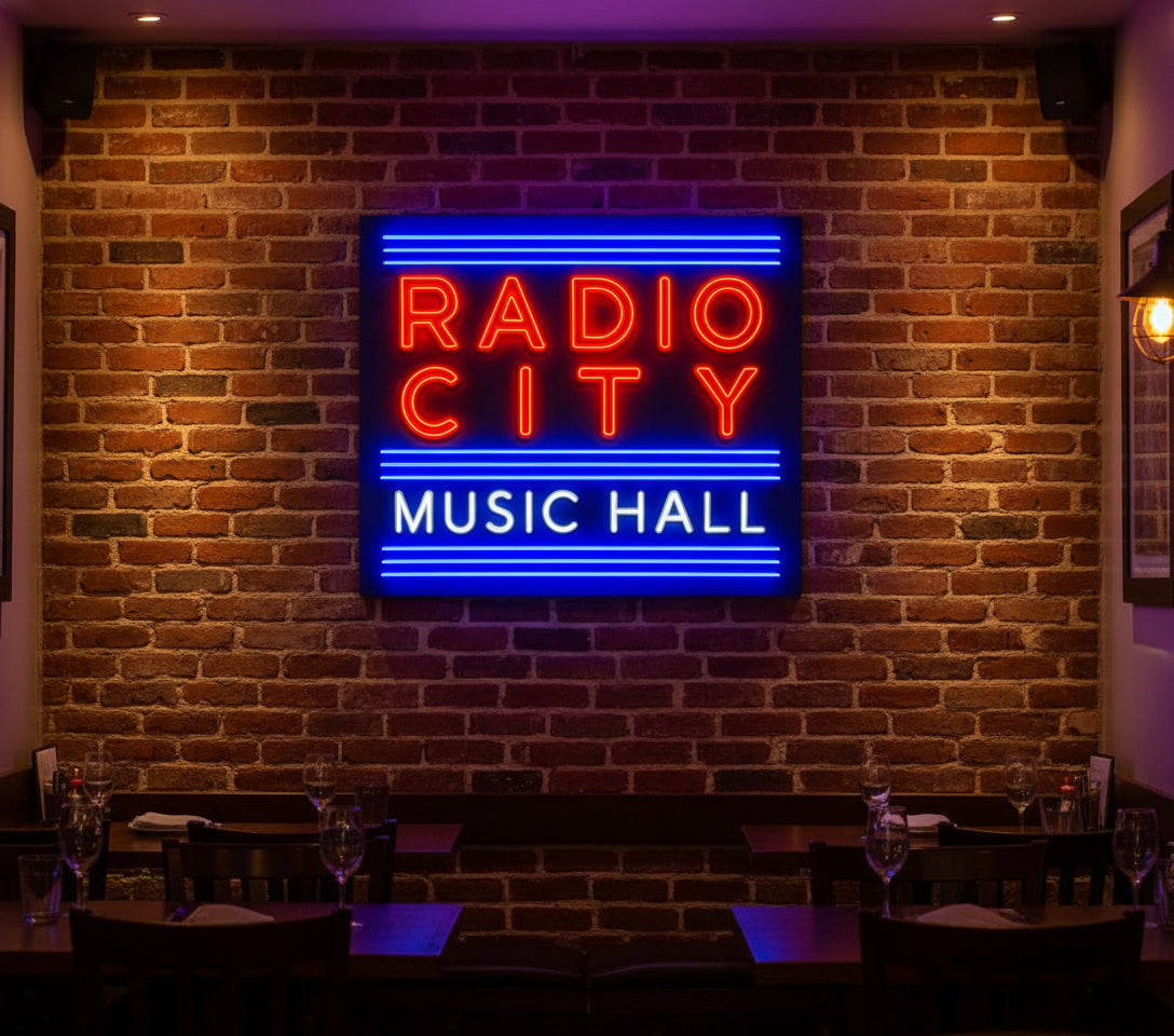 Radio City Music Hall Neon Sign