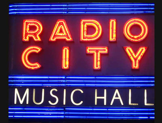 Radio City Music Hall Neon Sign