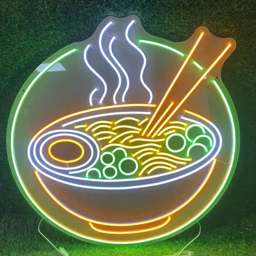 Noodles Sign Ramen Noodles Bowl Neon Sign – NeonSignly.com