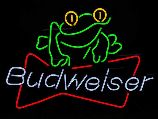 Budweiser Frog Neon Sign