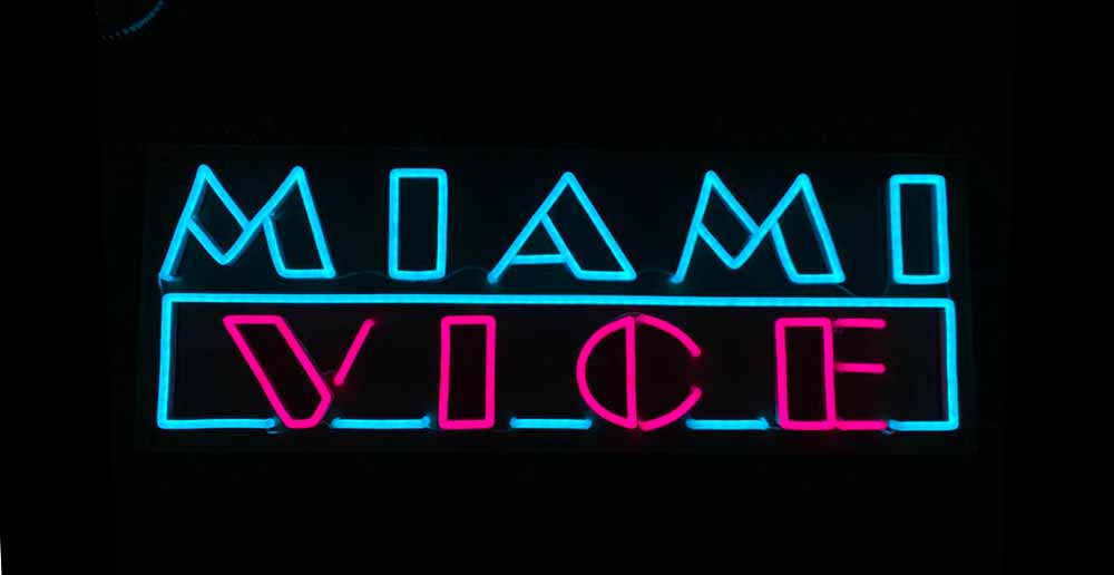 Miami Vice Neon Sign