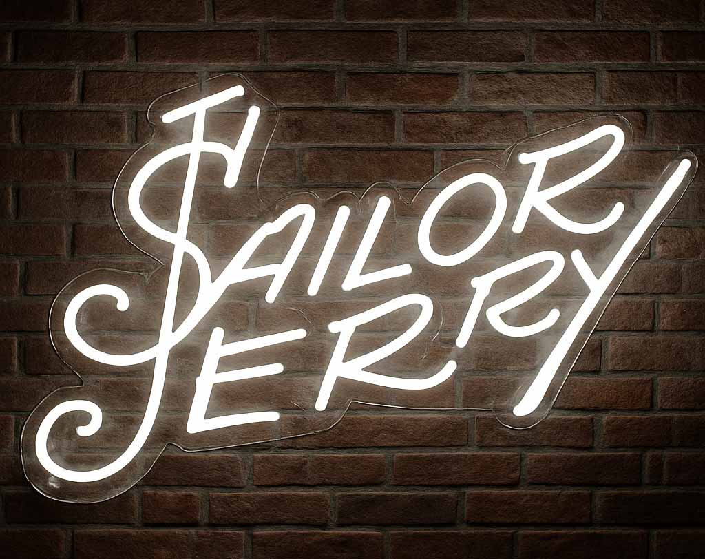 Sailor Jerry Logo Neon Sign