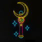 Sailor moon neon magic stick wand