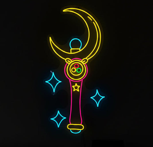Sailor moon neon magic stick wand