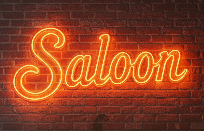 Saloon Neon Sign