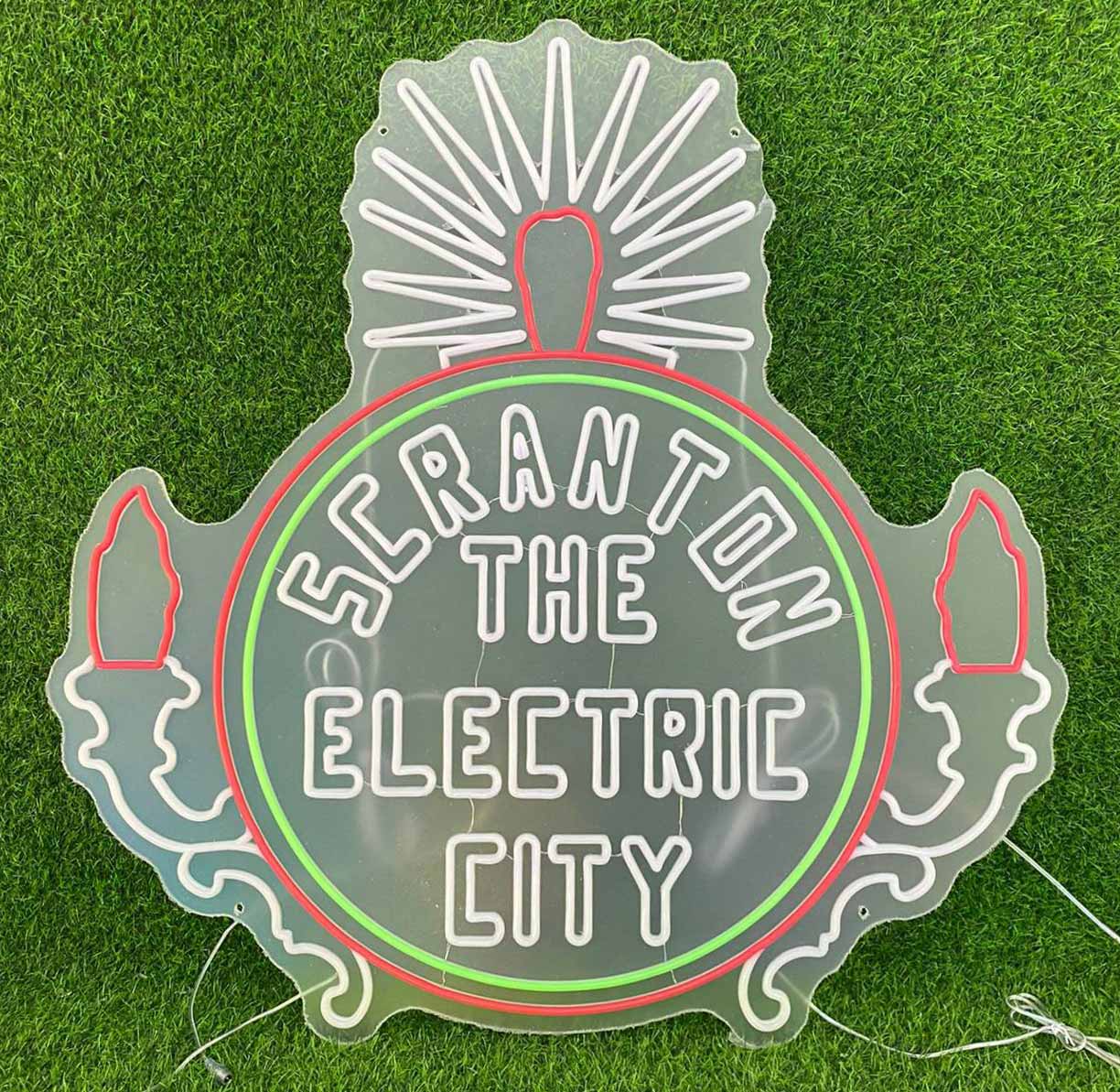 Scranton The Electric City Neon Sign Off