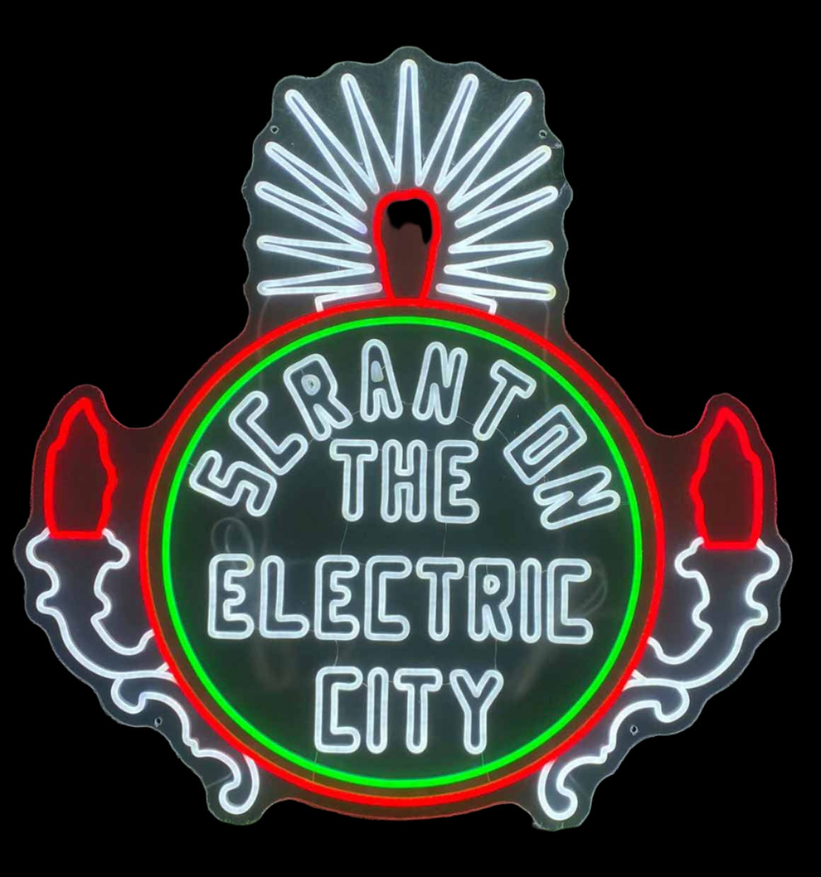 Scranton The Electric City Neon Sign