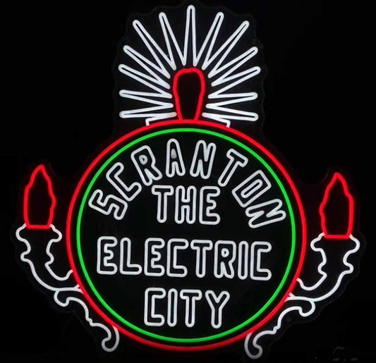 Scranton The Electric City Neon Sign