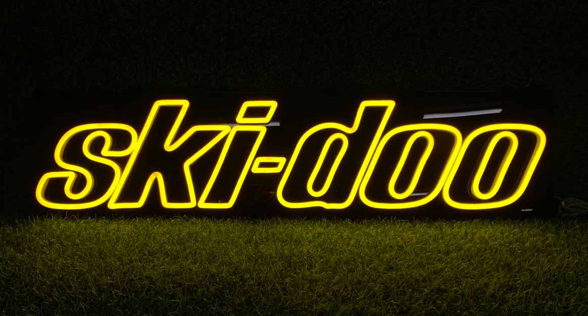 Ski-Doo Logo Neon Sign