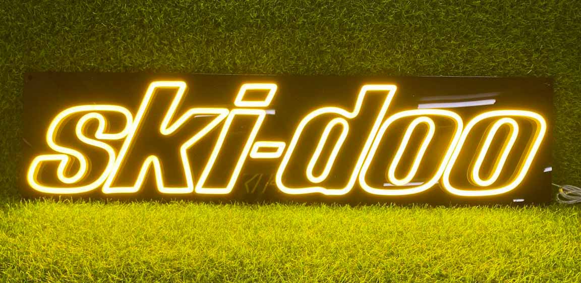 Ski-Doo Logo Neon Sign