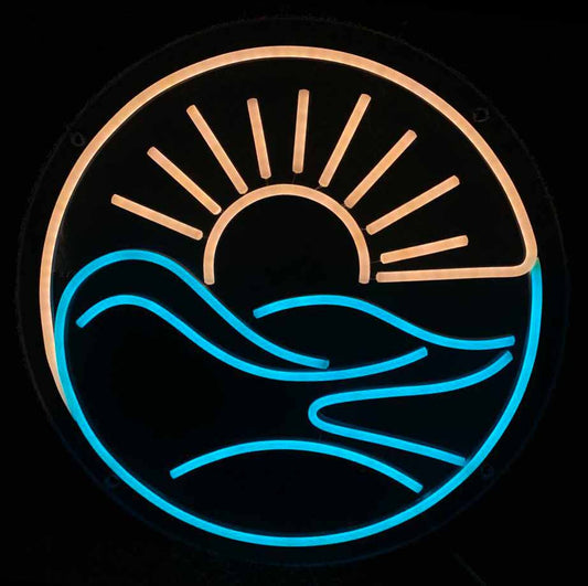 Sunny Waves Neon Sign