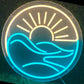 Sunny Waves Neon Sign