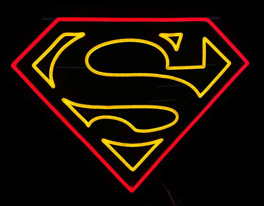 Superman Neon Sign