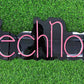Custom "TechNoir" neon sign