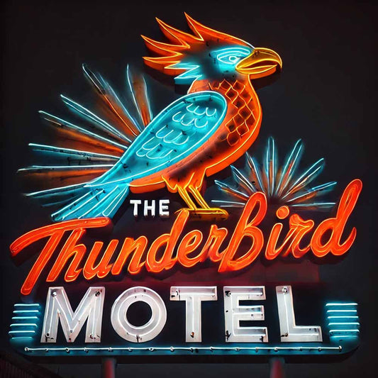 Thunderbird Motel Neon Sign