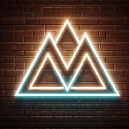 to the mountains neon sign