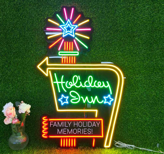 Vintage Holiday Inn Neon Sign