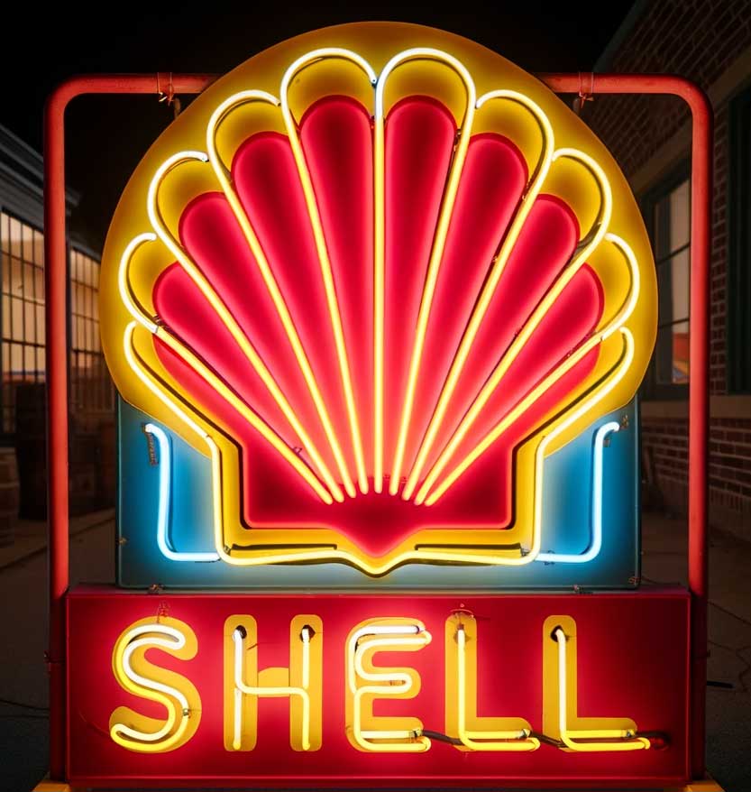 Vintage SHELL Neon Sign – NeonSignly.com