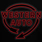 Western Auto Neon Sign All Red