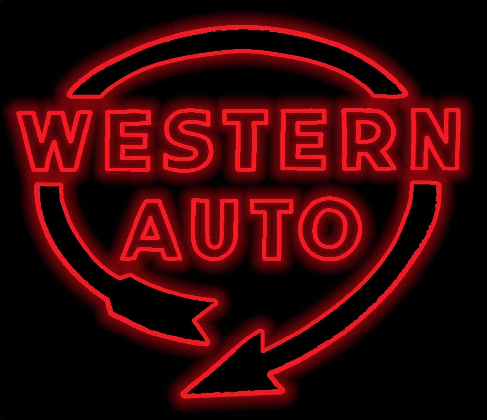 Custom Western Auto Neon Sign