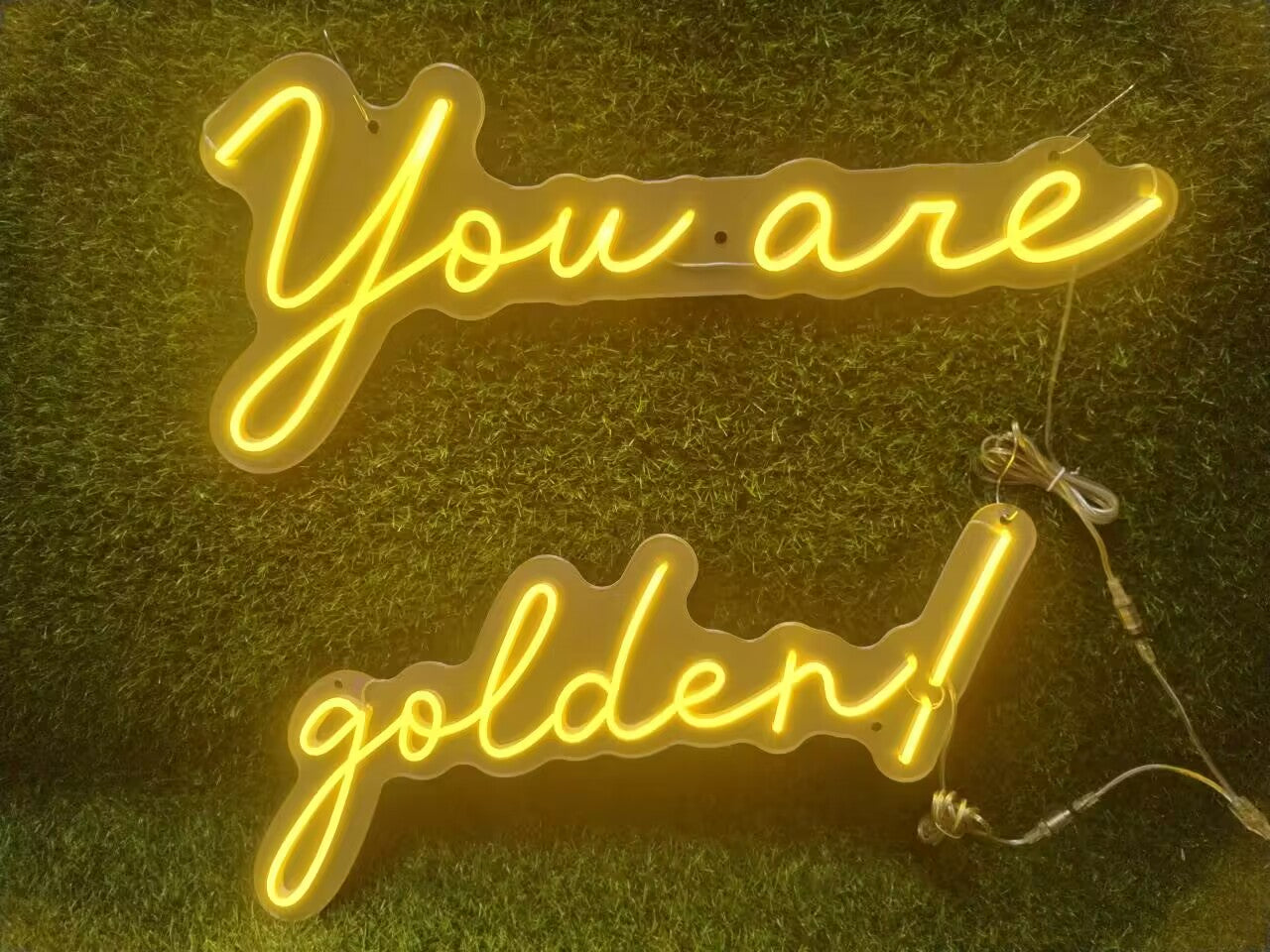 You Are Golden Neon Sign - Yellow