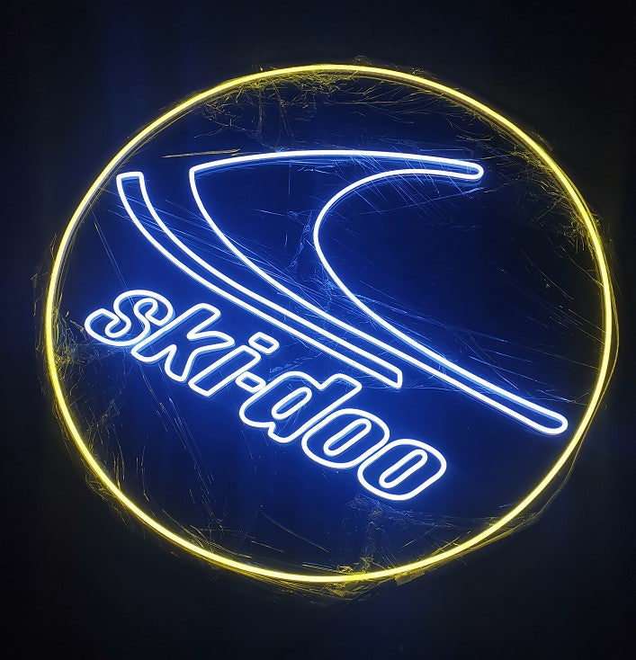 ski-doo neon sign