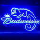 Blue Budweiser Beer LED Sign