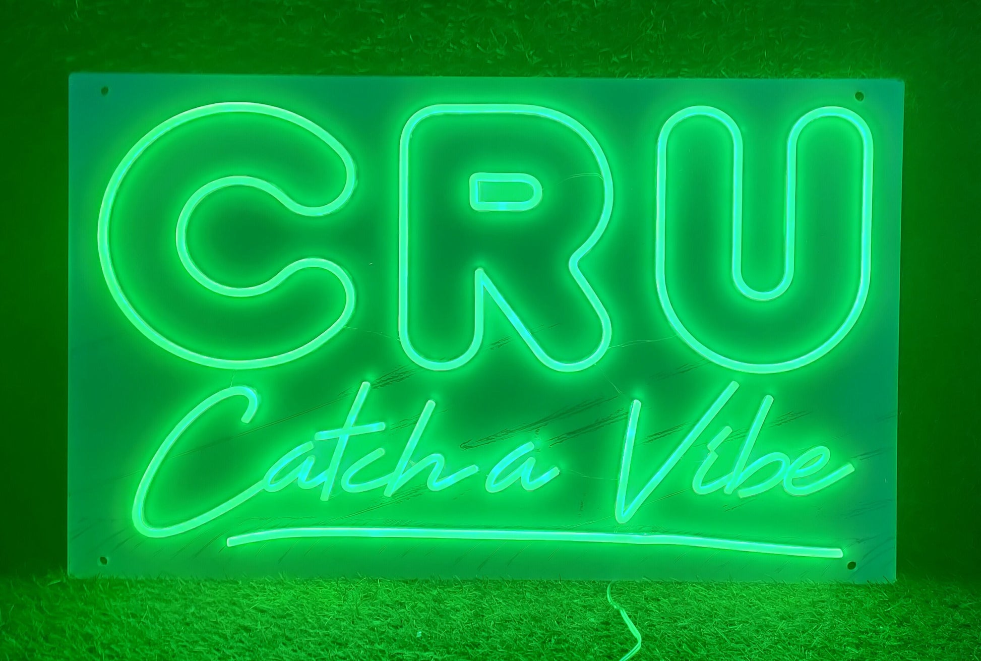 CRU Catch a Vibe Neon Sign